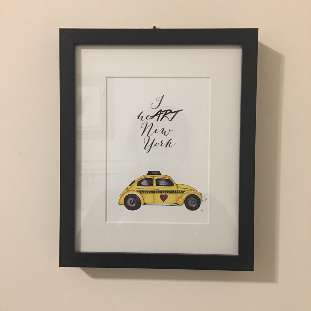“I heArt New York” picture (no frame)